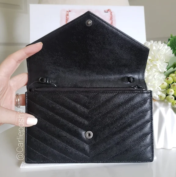 **SOLD** Authentic Pre-owned Yves Saint Laurent Envelope Cassandre - Picture 7 of 16